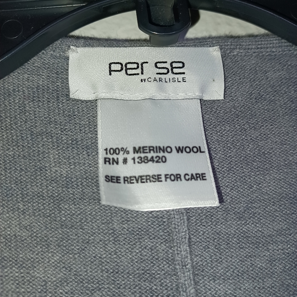 Perse By Carlile Color Block Cape. - image 3